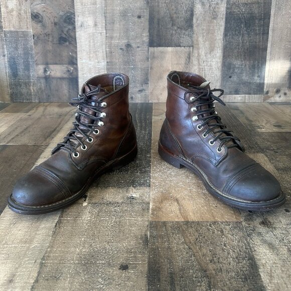 Red Wing 8111 Iron Ranger Work Boots Mens 4.5 D - Picture 8 of 12